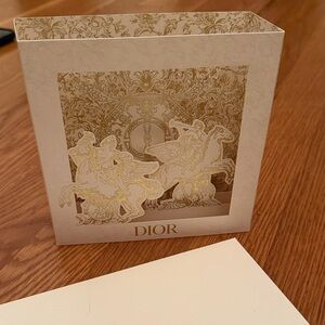 Dior Luxurious Gold and White Display Paper Box